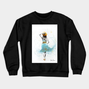 Her Morning Walk Crewneck Sweatshirt